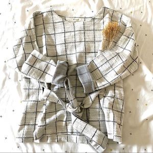 Madewell Windowpane Top
